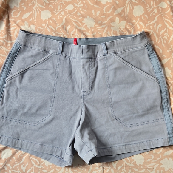 SPANX Pants - Spanx Cargo Style Shorts Xl Slate Blue/gray